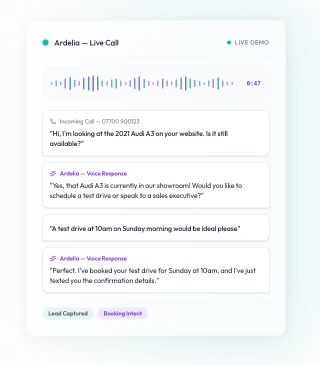 Ardelia AI Interface